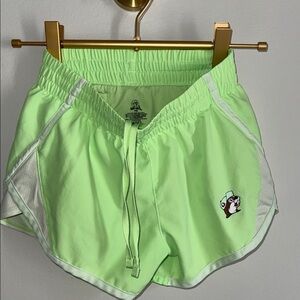 BUC-EE’S Lime Green Girls Athletic Shorts